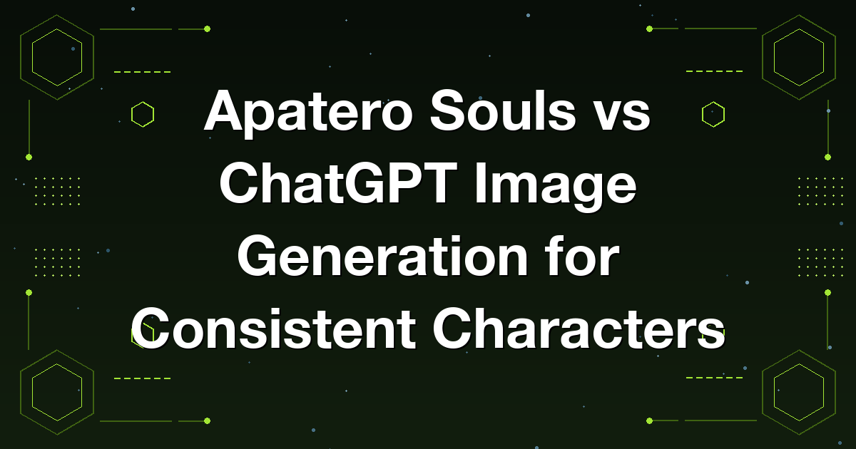 Comparing Apatero Souls with general chatbot image generation for consistent characters